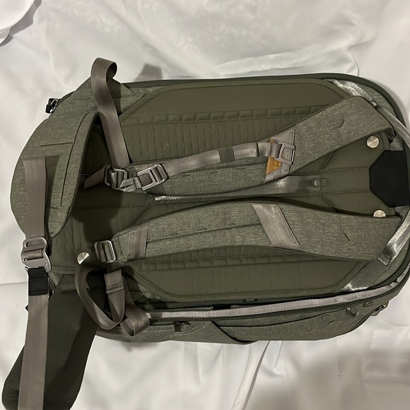 Peak design 45L travel backpack. Sage green. Used/Like new condition. - Picture 7 of 16